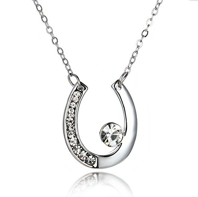 Sparkling Horse Shoe Necklace